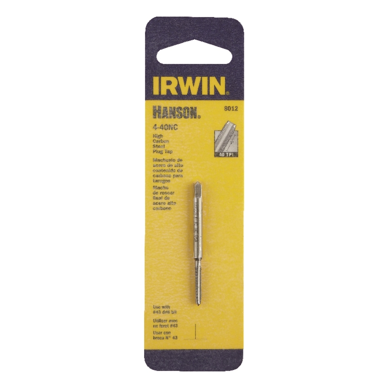 Irwin 8012 Hanson SAE 4-40 Plug Tap