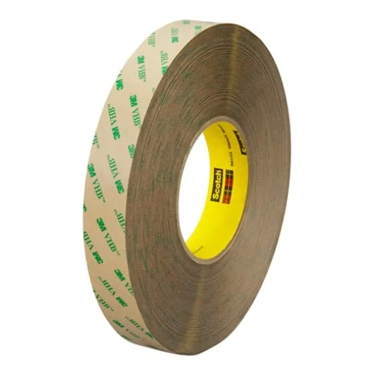 3M™ Adhesive Transfer Tape 9473PC, Clear, 3/8 in x 60 yd, 10 mil, 24 Roll/Case