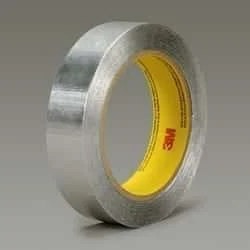 3M™ Aluminum Foil Tape 4380, Silver, 1 in x 55 yd, 3.25 Mil
