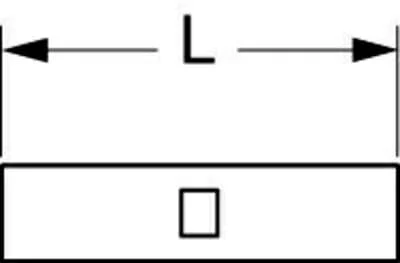 3M™ Non-Insulated Seamless Butt Connector 61-S, Max. Temp. 347 °F (175 °C) for bare terminals