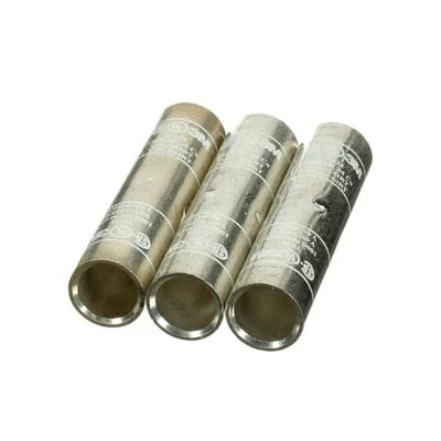 3M™ Scotchlok™ Butt Connector MU14BCX, Non-Insulated, 100/bottle, built-in wire stop for correct positioning, 500/Case