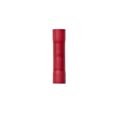 3M™ Scotchlok™ Butt Connector MV8BCX, Vinyl Insulated, 10/bottle, built-in wire stop for correct positioning, 100/Case