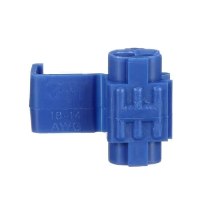 3M™ Scotchlok™ Electrical IDC 560B-POUCH, Blue, 18–16 AWG (solid/stranded), 14 AWG (stranded), 100 per pouch, 1000/case