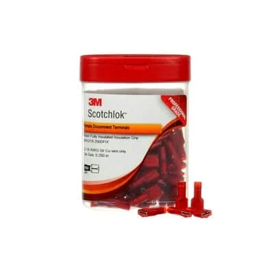 3M™ Scotchlok™ Female Disconnect MNGI18-250DFIX, Nylon Insulated, 100/bottle, 500/Case