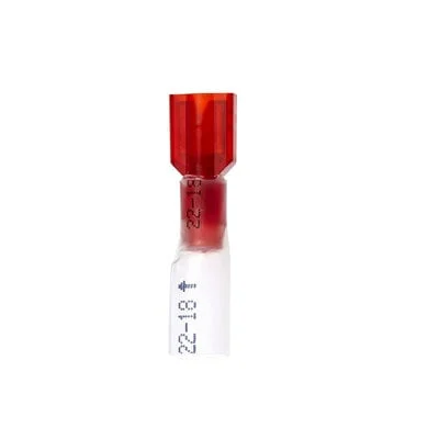 3M™ Scotchlok™ Female Disconnect MNHU18-250DFIK, Heat Shrink Fully Nylon Insulated Butted Seam, 22-18 AWG, 250/Case