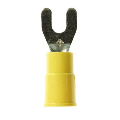 3M™ Scotchlok™ Fork MV10-6FX, Vinyl Insulated, 50/bottle, wider-tongue design for use on free-standing studs, 500/Case