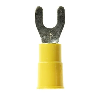 3M™ Scotchlok™ Fork MVU10-8FK, Vinyl Insulated Butted Seam, 12-10 AWG, 500/Case