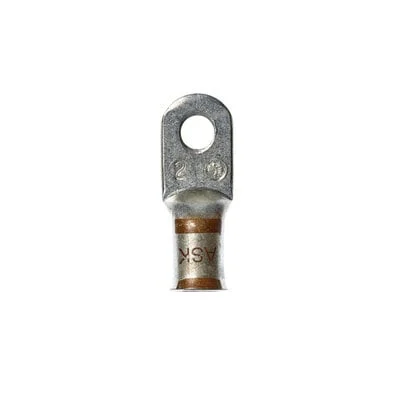3M™ Scotchlok™ Large Gauge Ring Tongue MC2-38RX, Copper Non-Insulated Seamless, Stud Size 3/8, 100/Case