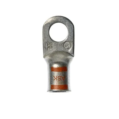 3M™ Scotchlok™ Large Gauge Ring Tongue MC3/0-38RX, Copper Non-Insulated Seamless, Stud Size 3/8, 60/Case