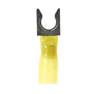 3M™ Scotchlok™ Locking Fork MH10-14FLX, Heatshrink, 25/bottle, spring-like tongue firmly fits around the stud, 125/Case