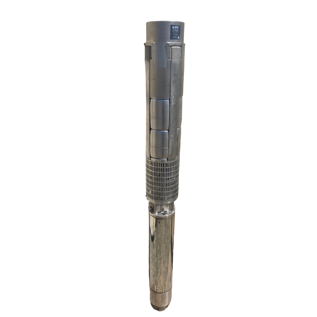 RPS 7.5HP 480V 400RPS75, Up to 70FT Head, 265 to 528GPM, Stainless Steel Submersible Pump End + Motor