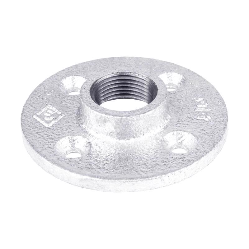 STZ Industries 311UF-112 1-1/2 in. FIP each Galvanized Malleable Iron Floor Flange