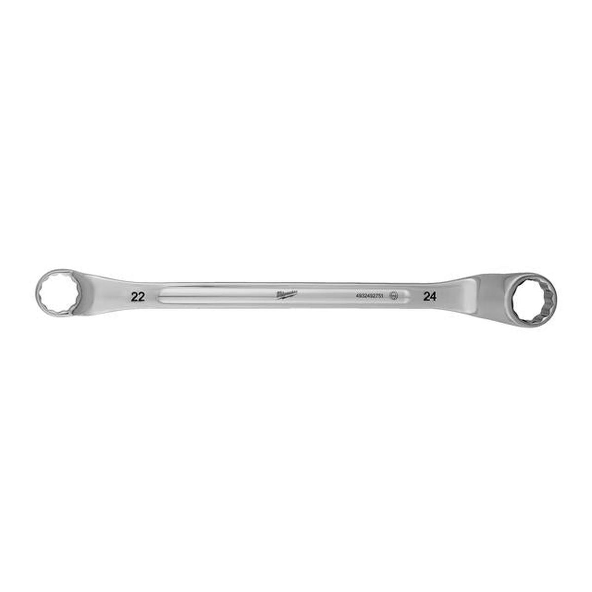 Milwaukee double ring wrench, offset 22×24 mm 4932492751