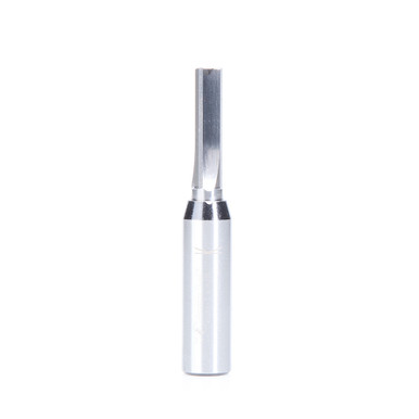 Amana Tool 45186-3 CNC Nesting In-Presta 3 Flute Carbide Tipped (Brazed to Steel Shank) Straight Plunge High Production 5/16 D x 1-1/8 CH x 3 Long x 1/2 Inch SHK, 3-Flute Router Bit