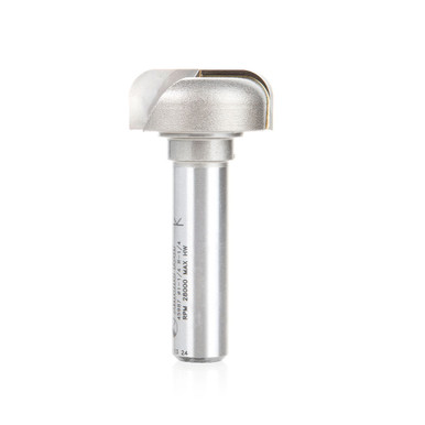 Amana Tool 45987 Carbide Tipped Bowl & Tray 1/4 R x 1-1/4 D x 1/2 CH x 1/2 Inch SHK Router Bit