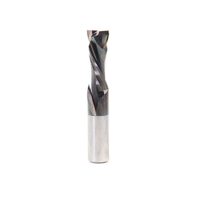 Amana Tool 46188-DLC CNC Solid Carbide Diamond-Like Carbon (DLC) Coated Compression Spiral 1/2 D x 1-1/4 CH x 1/2 SHK x 3 Inch Long Router Bit