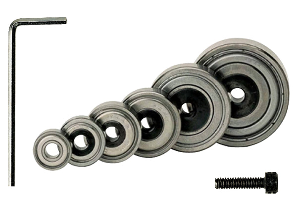 CMT 791.703.00 SET OF 6 BEARINGS, SCREW AND HEX KEY FOR RABBET