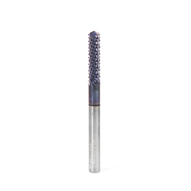 Amana Tool 48052-D High Performance Drill End 1/4 D x 1 CH x 1/4 SHK x 3 Inch Long SC Fiberglass and Composite Cutting AlTiN Coated Router Bit