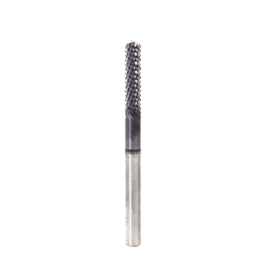 Amana Tool 48062-B High Performance Burr End 6mm x 25mm CH x 6mm SHK x 75mm Long SC Fiberglass and Composite Cutting AlTiN Coated Router Bit