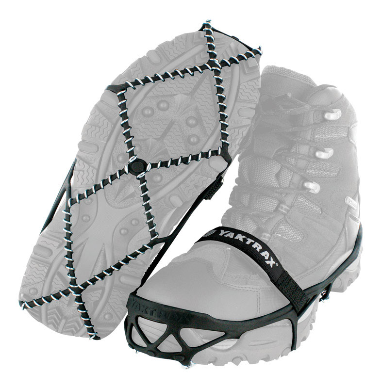 Yaktrax 08609 Pro Unisex Rubber/Steel Snow and Ice Traction Black S Waterproof 1 pair