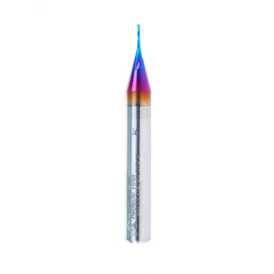 Amana Tool 48333-K SC Spektra Extreme Tool Life Coated Spiral Plunge 1/32 Dia x 1/8 CH x 1/4 SHK 2 Inch Long Up-Cut Router Bit