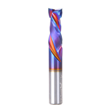 Amana Tool 48359-K CNC SC Spektra Extreme Tool Life Coated Mortise Compression Spiral 3/8 D x 1 CH 3/8 SHK 2-1/2 Inch Long Router Bit