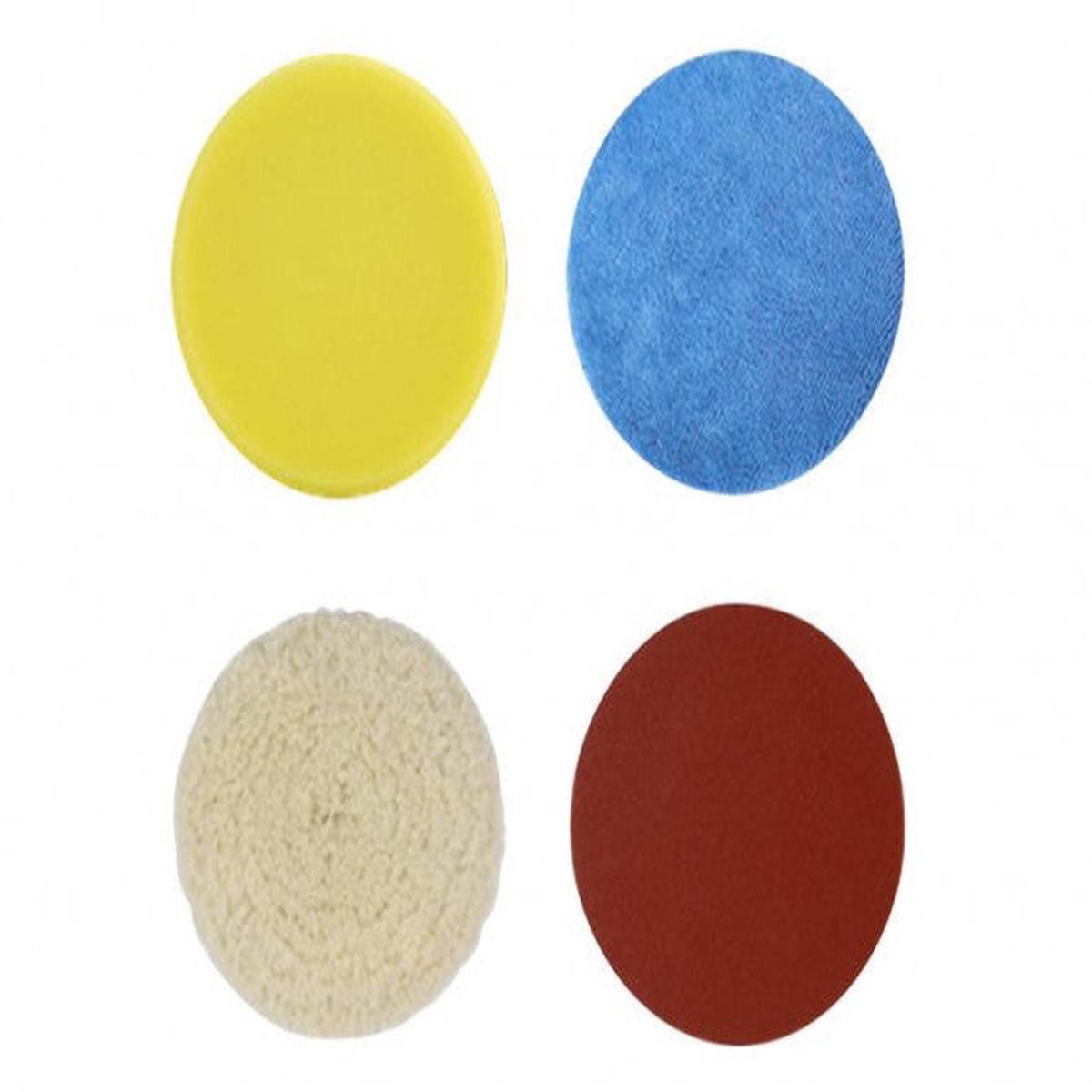 Polishing and Sanding Set (5 pcs) – Suitable for the 12V Cordless Dual Action Polisher 150mm