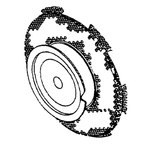 496084 Screen/Pulley Briggs and Stratton Genuine OEM Part