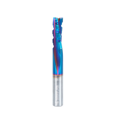 Amana Tool 49742-K CNC SC Spektra Extreme Tool Life Coated Phenolic, Resin and Composite Cutting with Chipbreaker Slow Helix Down-Cut 3/8 D x 1 CH x 3/8 SHK x 3 Inch Long x 3 Flute Router Bit