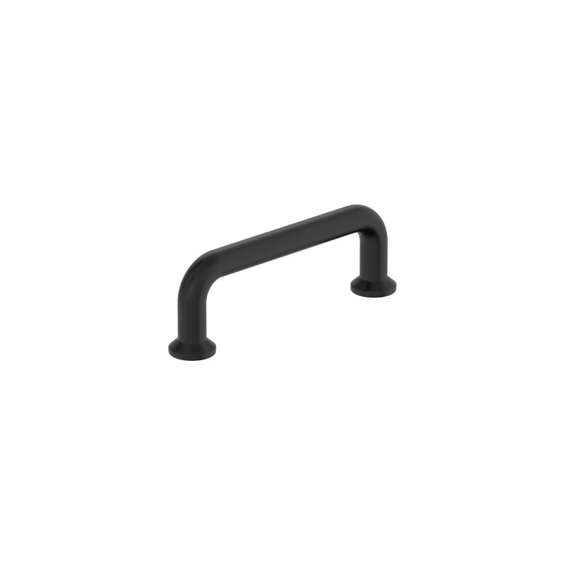 Amerock 6PK37380FB Contemporary Arch Cabinet Pull 3 in. Matte Black Black 6 pk