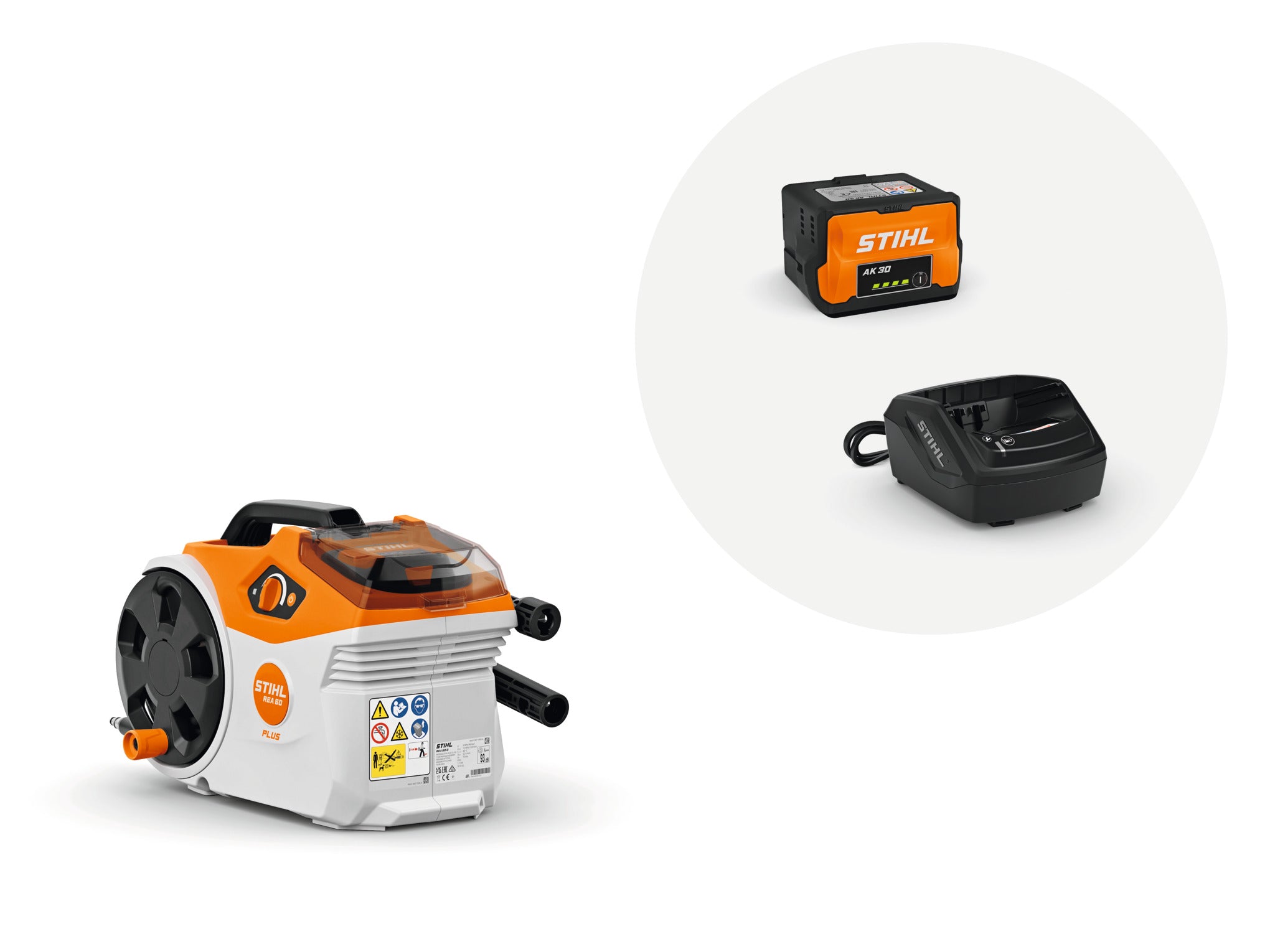 STIHL REA 60 PLUS Battery Pressure Washer Kit