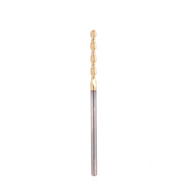 Amana Tool 51902-Z CNC SC Spiral Ball Nose, Aluminum Cutting 1/16 R x 1/8 D x 1/8 SHK x 3 Inch Long Up-Cut ZrN Coated Router Bit