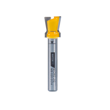 Microjig MATCHFIT Dovetail (14° x 1/2 Inch) Router Bit (1/4 Inch Shank)