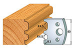 CMT 690.007 PROFILE KNIVES FOR INSERT SHAPER SYSTEM SP 1-37/64”x5/32” (40x4mm)
