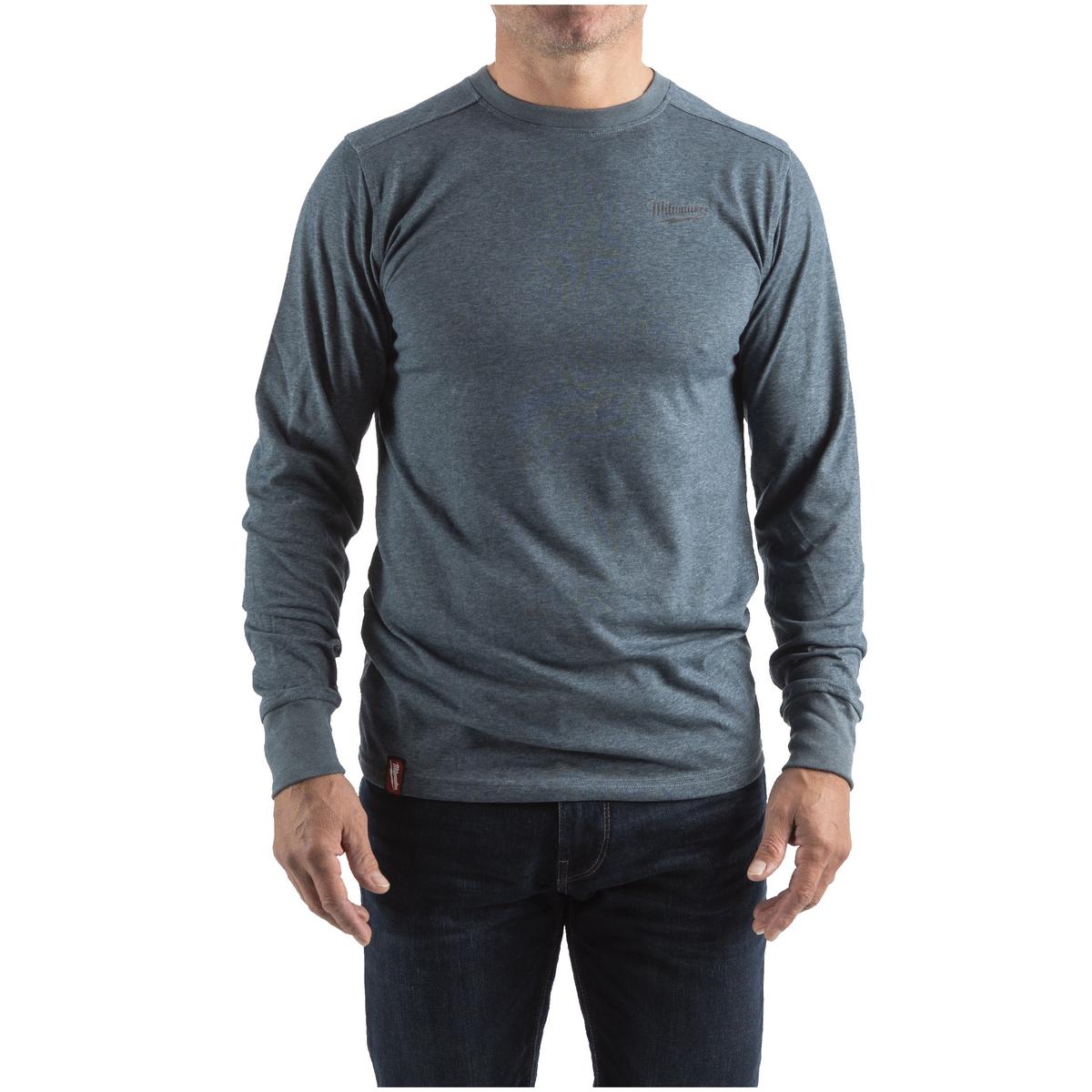 Milwaukee Hybrid Long Sleeve Shirt HTLSBLU-S 4932492993