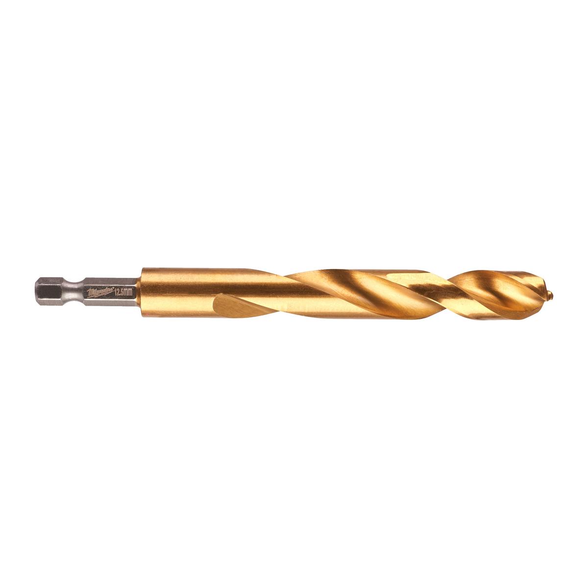 Milwaukee metal drill HSS-G TiN RED HEX 12.5x83mm SHOCKWAVE 48894728