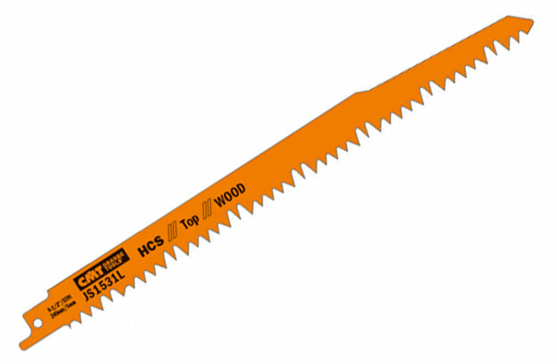 CMT JS1531L-5 RECIPROCATING SAW BLADES for WOOD (HCS) 10”x 5TPI (5-PCS.)