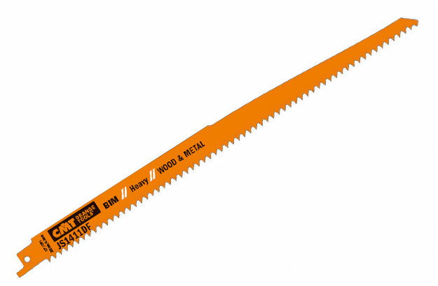 CMT JS1411DF-5 RECIPROCATING SAW BLADES for WOOD&METAL (BIM) 12”x 6TPI (5-PCS.)