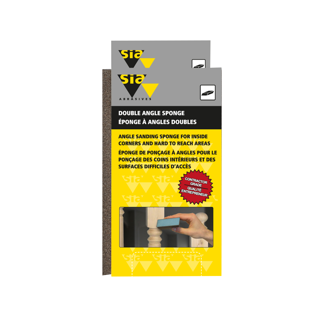 SIA MEDIUM FINE ANGLED SANDING SPONGE
