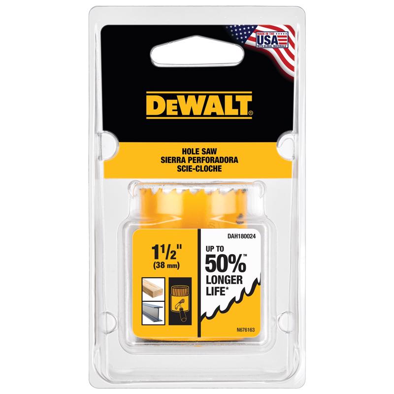 Dewalt DAH180024 1-1/2 in. Bi-Metal Hole Saw