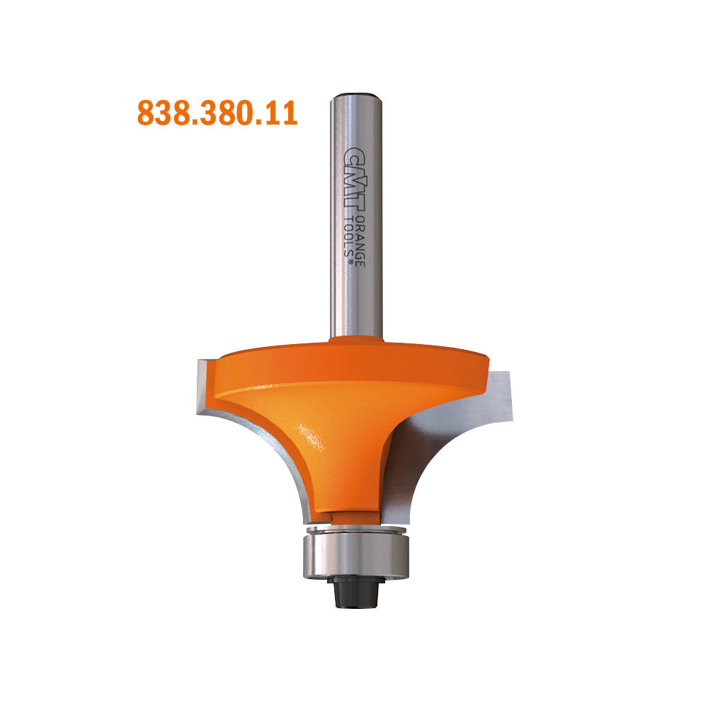 CMT 838.147.11 SOLID SURFACE - ROUNDING OVER BIT D=37/64”x3/8” R=3/64” S=1/4”