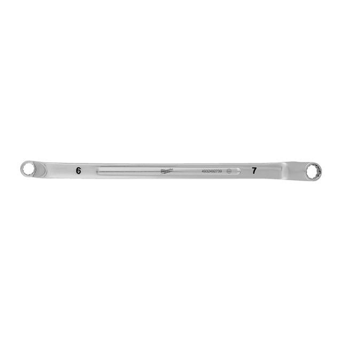 Milwaukee double ring wrench, offset 6×7 mm 4932492739