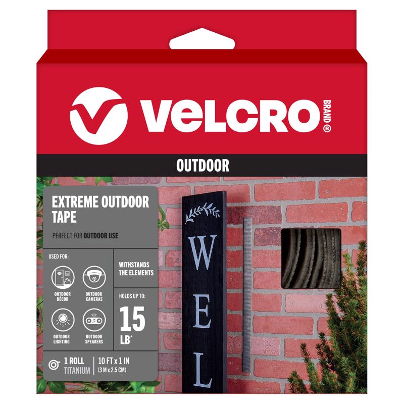 Velcro Brand 91365 Extreme Outdoor Small Nylon Hook and Loop Fastener 120 in. L 1 pk