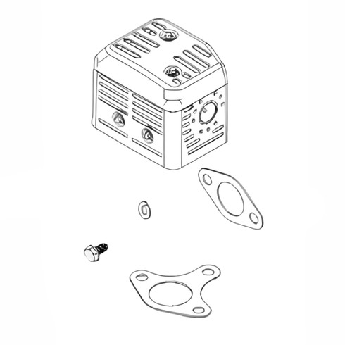 593090 Muffler Briggs and Stratton Genuine OEM Part