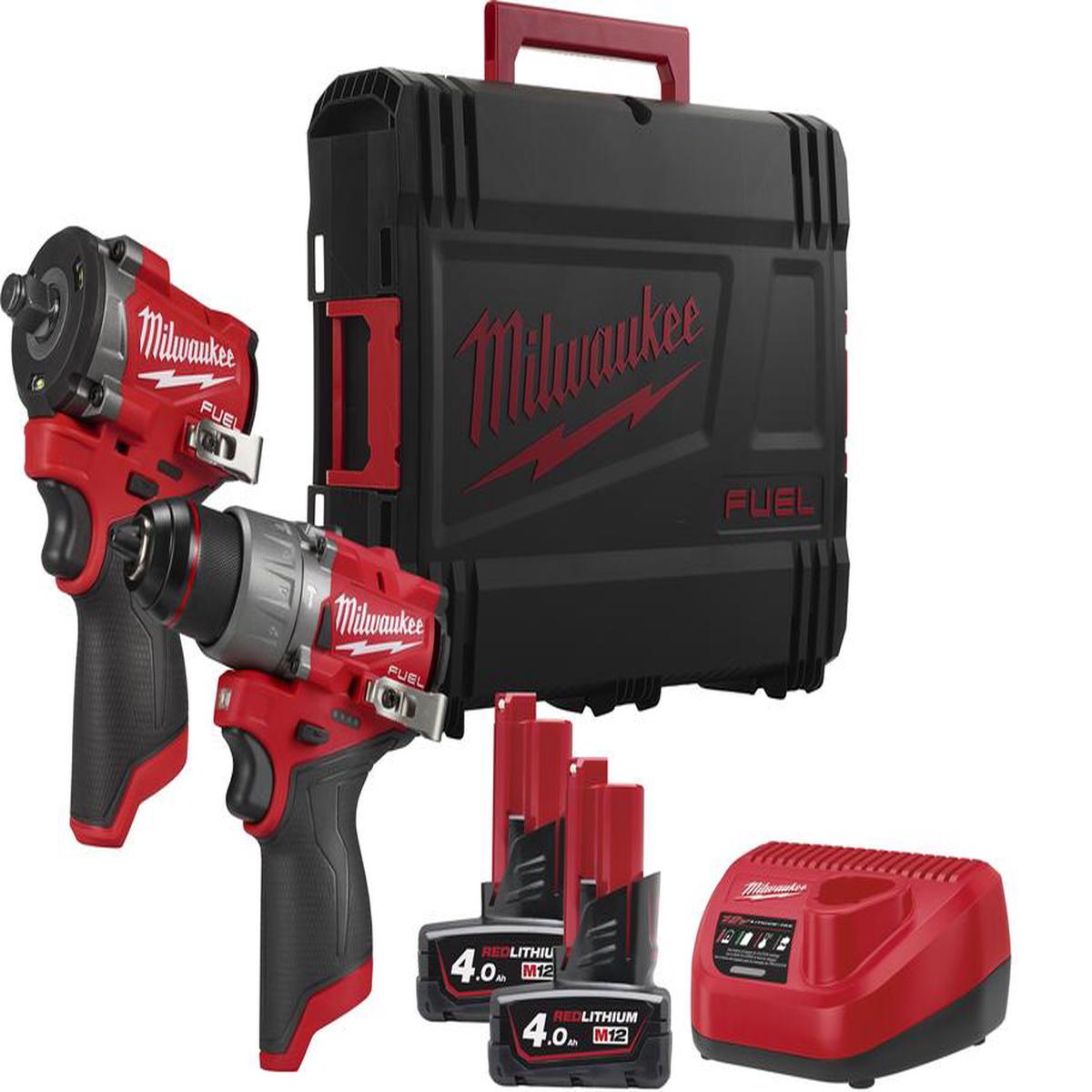 Milwaukee M12FPP2X2-402X cordless machine set 4933498741