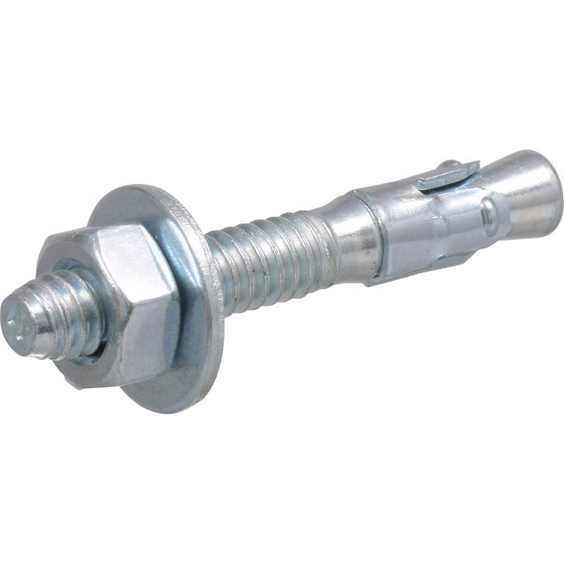 Hillman 370990 1/4 in. D X 1-3/4 in. L Steel Round Head Wedge Anchor 50 pc