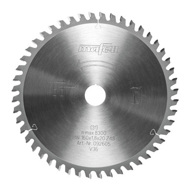 Mafell MF-092605 48T Aluminum & Plastic-Cutting Blade