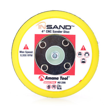 Amana Tool 61299-PAD-4 Replacement 4 Inch Pad for In-Sand CNC Sander 61299