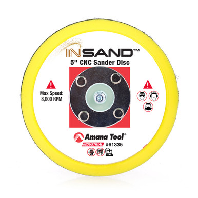 Amana Tool 61335-PAD-5 Replacement 5 Inch Pad for In-Sand CNC Sander 61335
