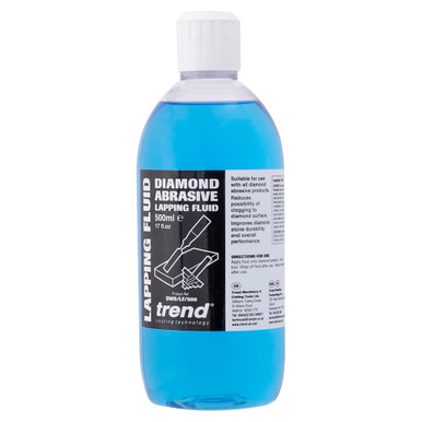 Trend Diamond Abrasive Lapping Fluid, 17 fl oz, Blue, Professional Grade Sharpening Fluid for Optimum Performance, DWS/LF/500